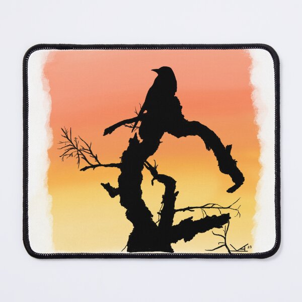 Item preview, Crow Silhouette Sunset  designed and sold by Fernheart Designs.
