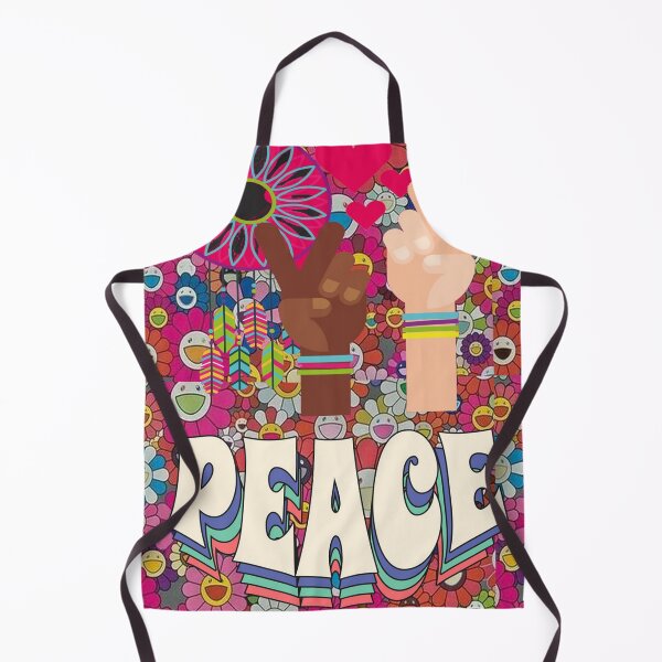 Item preview, Peace and Love Flower  designed and sold by HatzicTshirts.