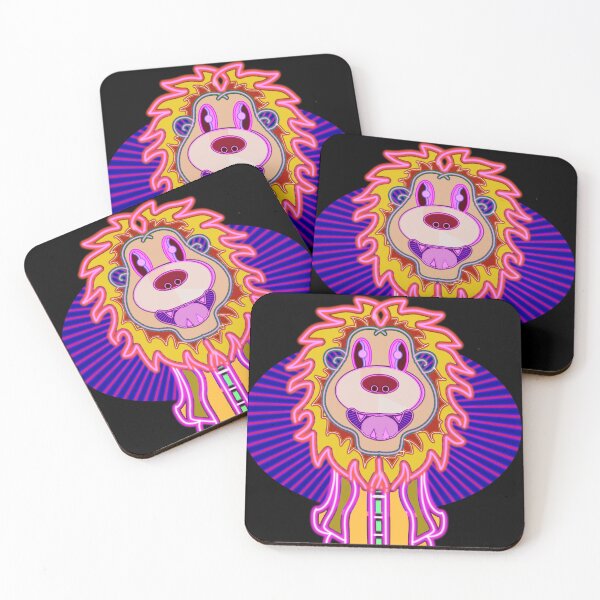 Item preview, Leo man,Neon leon, neon lion, Along  street art, Pop art retro lover. designed and sold by Dodern.