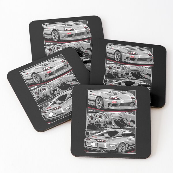 Item preview, Toyota Supra Comic Style Drawing designed and sold by mohalldi.