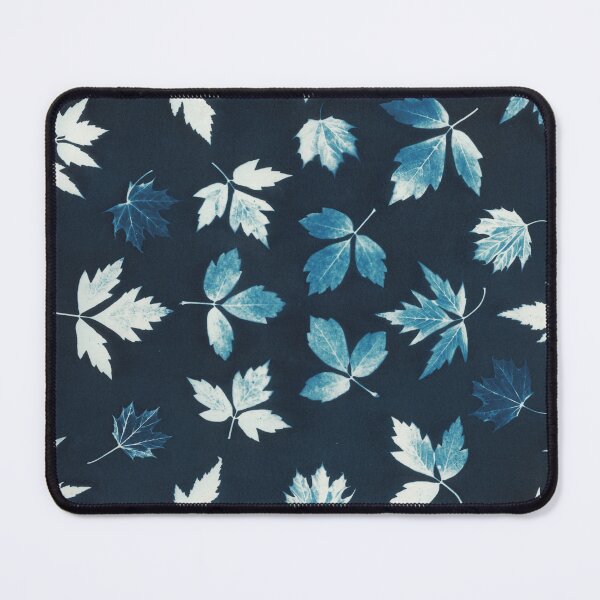 Item preview, Spring Leaves Mandala Cyanotype designed and sold by leafandberryart.