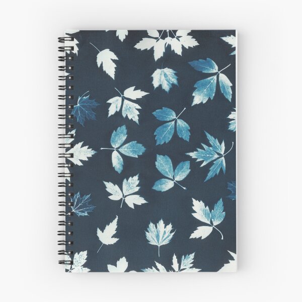 Item preview, Spring Leaves Mandala Cyanotype designed and sold by leafandberryart.