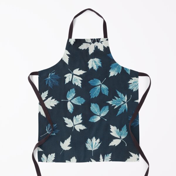 Item preview, Spring Leaves Mandala Cyanotype designed and sold by leafandberryart.