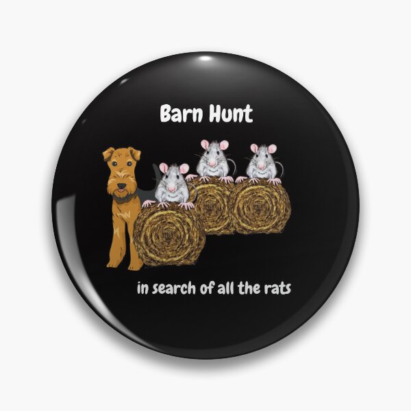 Item preview, Funny Barn Hunt - in search of all the rats with a Welsh Terrier designed and sold by Just4doglovers.
