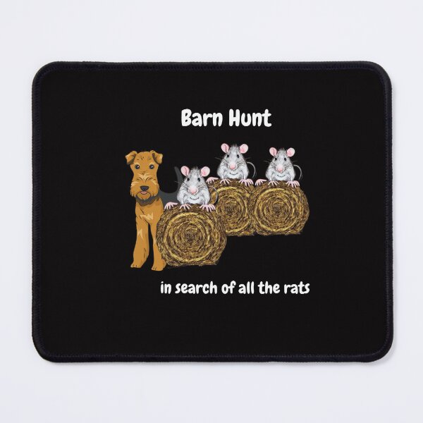 Item preview, Funny Barn Hunt - in search of all the rats with a Welsh Terrier designed and sold by Just4doglovers.