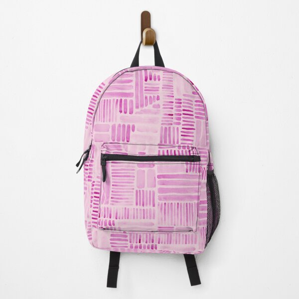 Item preview, Hight Rise Watercolor Pink Stripe Pattern designed and sold by Dizzywonders.