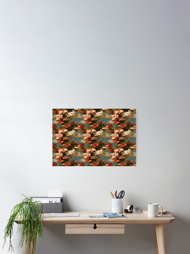 Thumbnail 2 of 3, Poster, Spring Floral Renaissance designed and sold by ArtificialCraft.