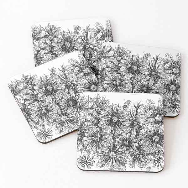 Item preview, Inky Flowers designed and sold by Jacqui Cleijne.
