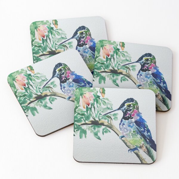 Item preview, Peaceful Hummingbird designed and sold by AnjuPaintings.