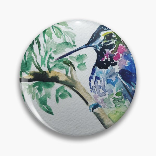 Item preview, Peaceful Hummingbird designed and sold by AnjuPaintings.