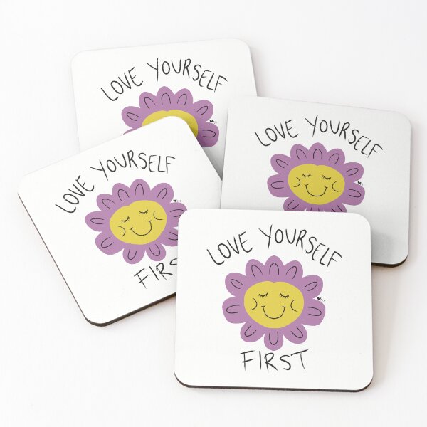 Item preview, Love Yourself First Flower designed and sold by GroovyVibesArt.