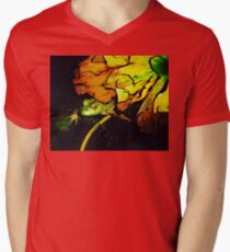 Frog taking cover Men's V-Neck T-Shirt