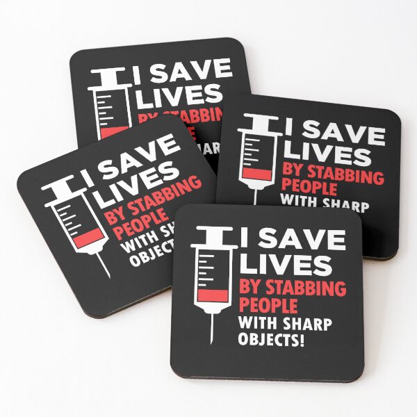 Item preview, I Save Lives By Stabbing People With Sharp Objects designed and sold by FanityPrints.