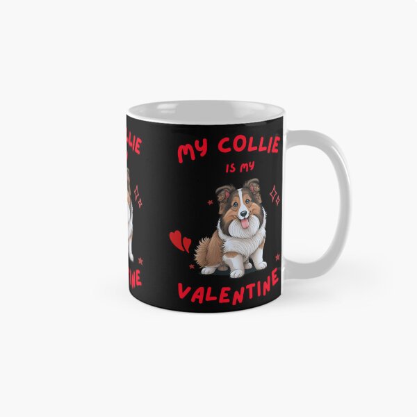 Item preview, COLLIE IS MY VALENTINE Midjourney AI Artwork designed and sold by davidjulie.