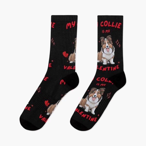 Item preview, COLLIE IS MY VALENTINE Midjourney AI Artwork designed and sold by davidjulie.