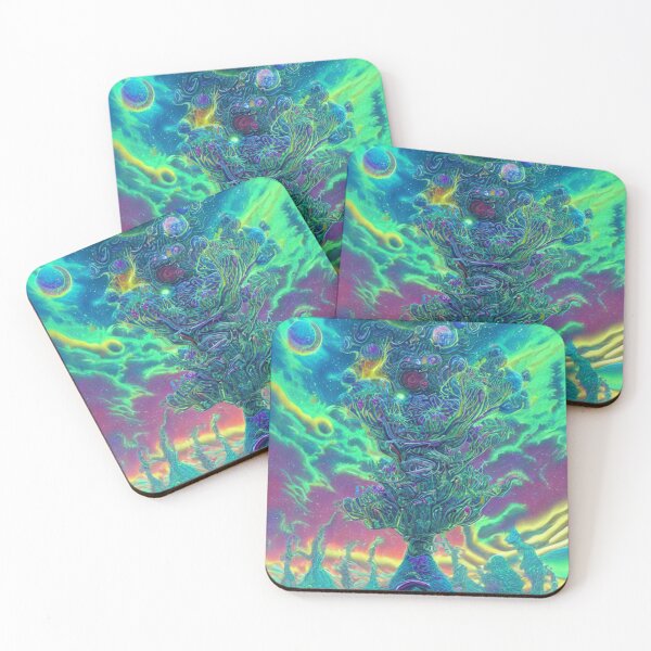 Item preview, Cosmic Vision Artwork - Green Skies designed and sold by Mindscyther.