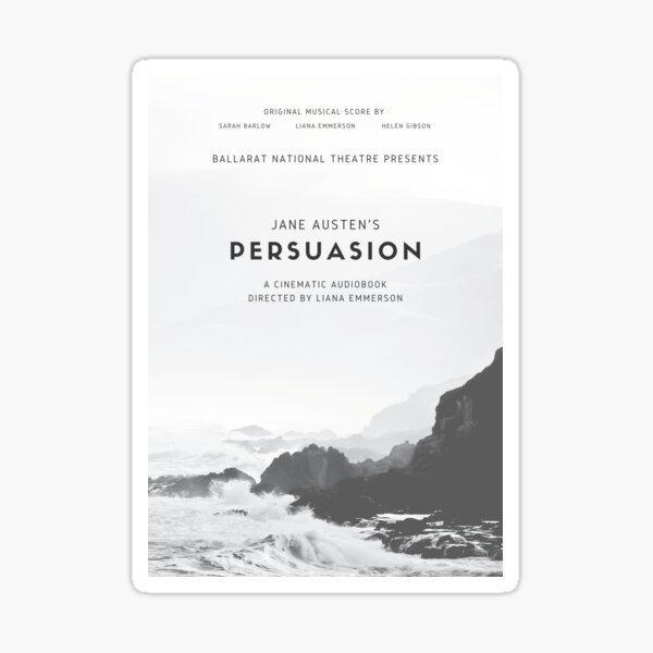 Persuasion Podcast Hero Poster Sticker