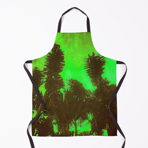 Item preview, Apocalypse Palms Meeting - Personification Biophilia 4 of 4 - Green and Lime Green Sky - Dark Brown Trees designed and sold by Beachy.