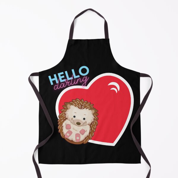 Item preview, Hello Darling, Hedgehog Valentine designed and sold by Fhfarms.