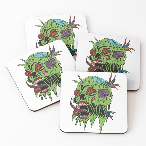 Item preview, Toxic Waste Skull Skills designed and sold by Inx Artworks.