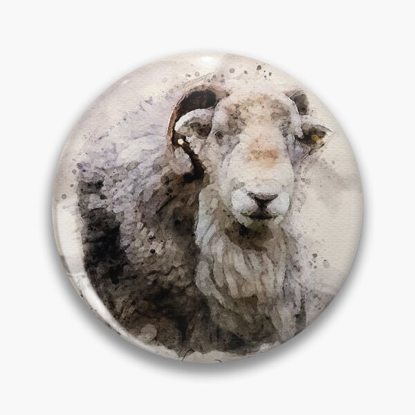 Item preview, Herdwick sheep in watercolor designed and sold by GeoffBeattie.