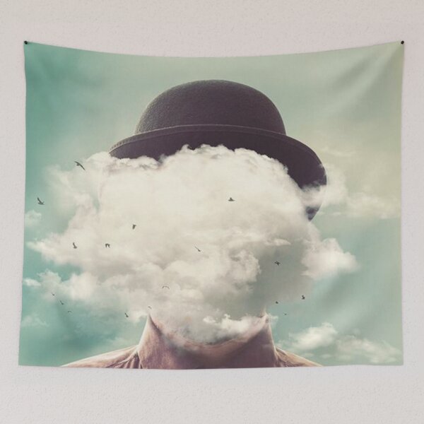 Item preview, mindful with clouds designed and sold by Grind107.