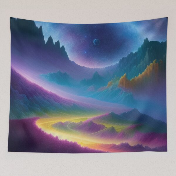 Item preview, Astral Plane Art - Cosmic Valley designed and sold by Mindscyther.