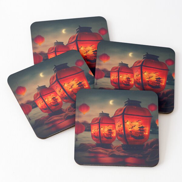 Item preview, Magical Chinese Lanterns - Nighttime Release designed and sold by LukeAiWalker.