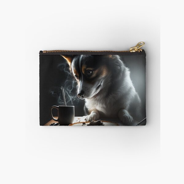 Item preview, Dog at breakfast  designed and sold by Kiraslife.