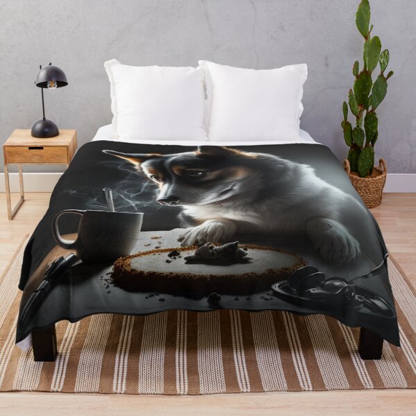 Item preview, Dog at breakfast  designed and sold by Kiraslife.