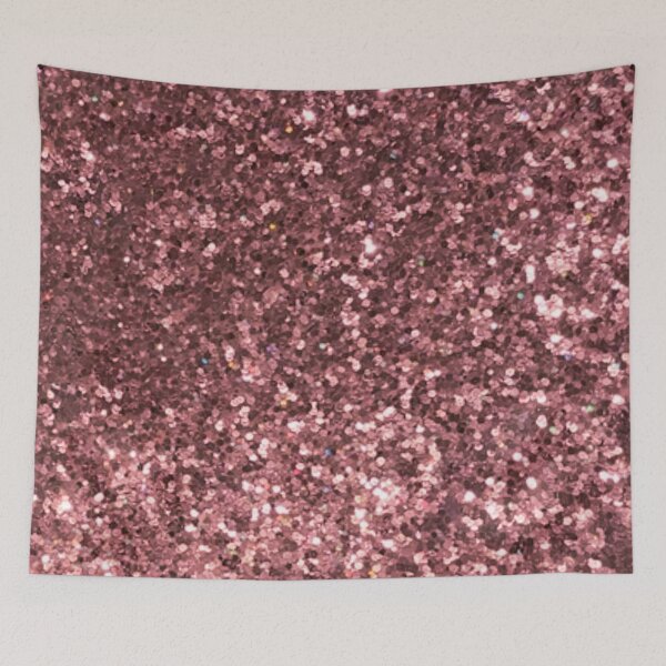 Artikelvorschau, Rose Gold Pink Illusion Print Bling Konfetti Quadrat entworfen und verkauft von kattakitty.