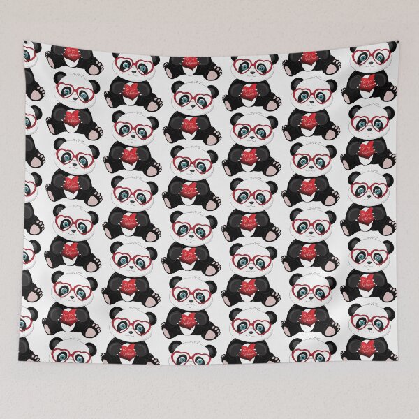 Item preview, My Valentine Panda Bear designed and sold by atedesigns.