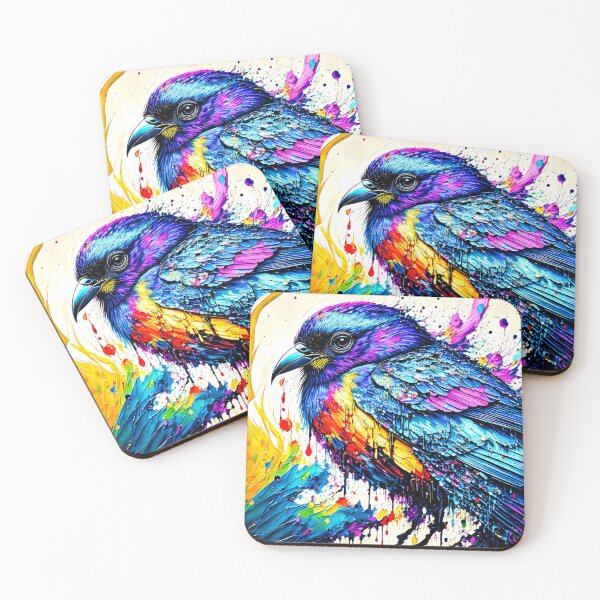 Item preview, Rainbow Bird Splash designed and sold by Elisabeth Lucas.