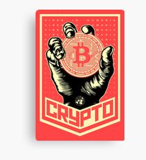 CRYPTO Canvas Print