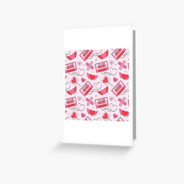 Cute Kawaii Love Print-Happy Valentines Day-Romantic Love Red