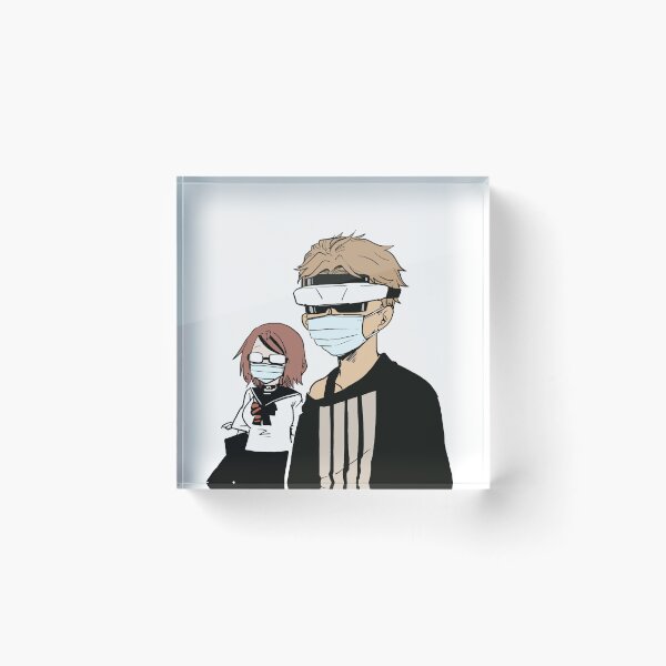 Item preview, Takumi and Misaki Mask Up Dead Mount Death Play Inspired designed and sold by studiodotprints.