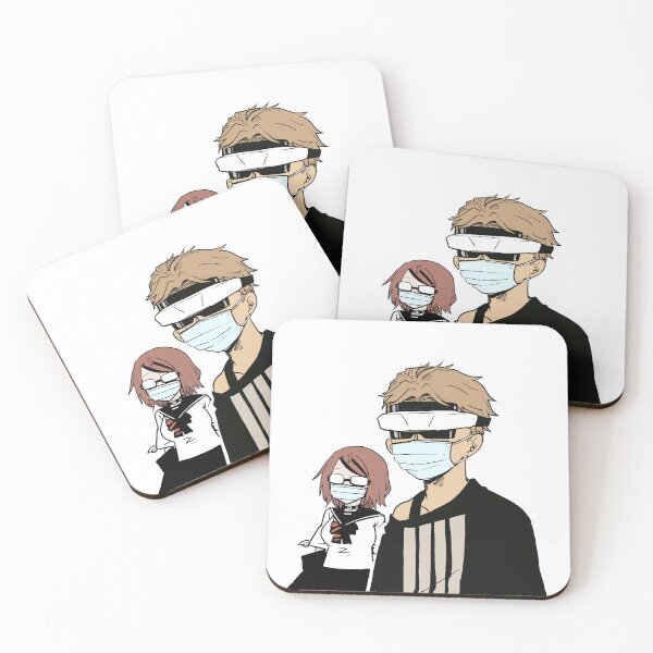 Item preview, Takumi and Misaki Mask Up Dead Mount Death Play Inspired designed and sold by studiodotprints.