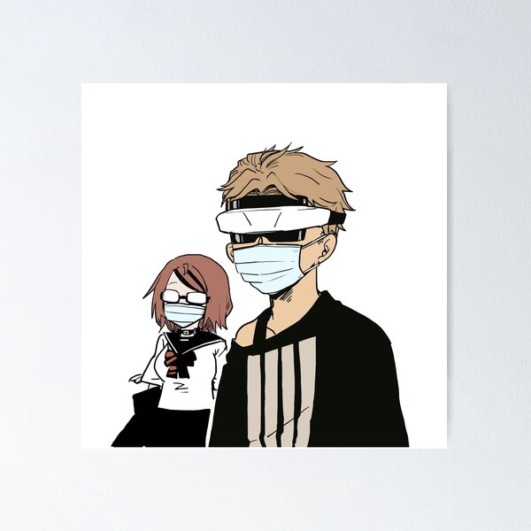Item preview, Takumi and Misaki Mask Up Dead Mount Death Play Inspired designed and sold by studiodotprints.