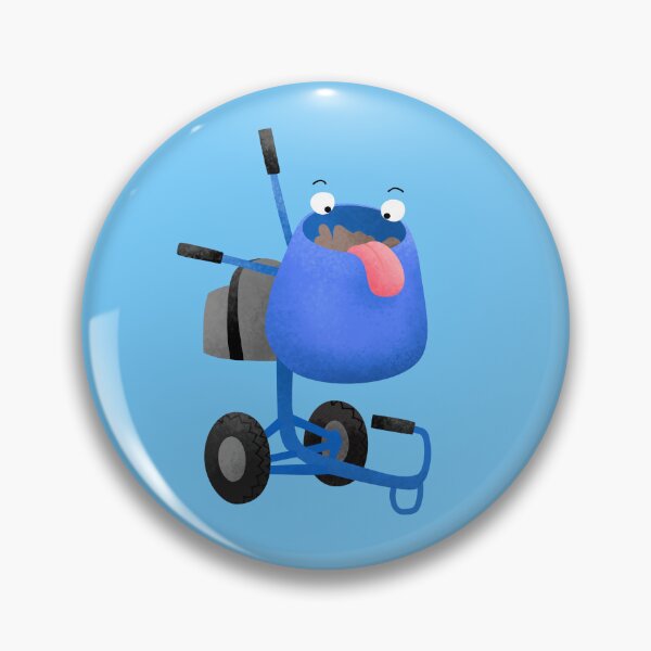 Item preview, Cute, happy cement mixer cartoon illustration designed and sold by FrogFactory.