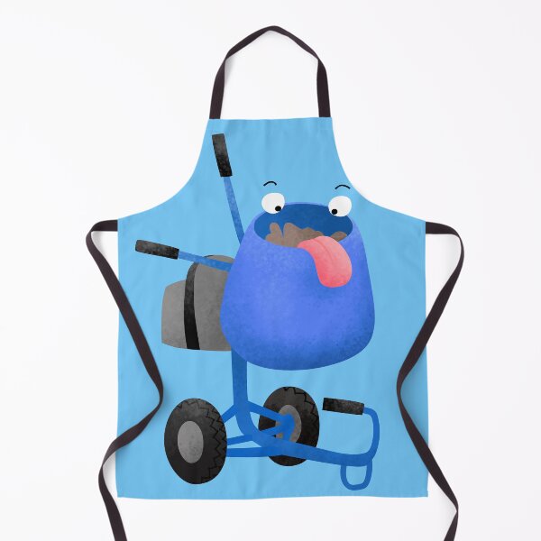 Item preview, Cute, happy cement mixer cartoon illustration designed and sold by FrogFactory.