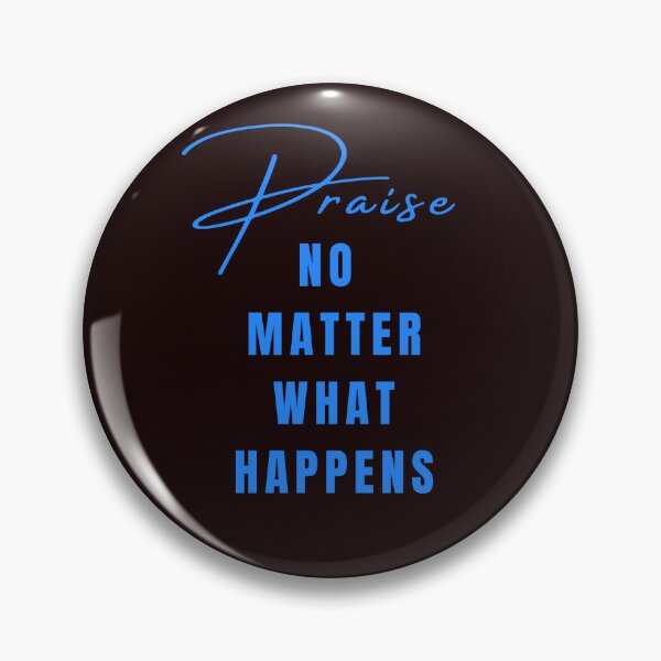 Item preview, Praise No Matter What Happens the book, black and blue designed and sold by Gina Jenkins.