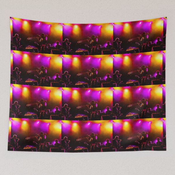 Item preview, Jazz Trio - Musical Capriccio in Purple and Yellow designed and sold by Georgia Mizuleva.