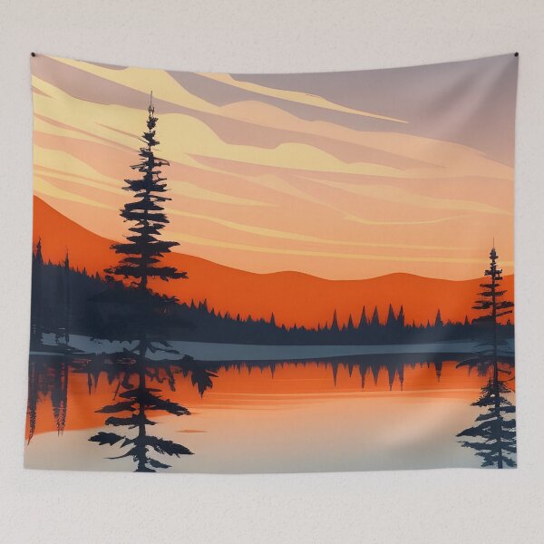 Item preview, Add a Touch of Beauty and Tranquility to Your Home with Our Wide Range of Gorgeous Outdoor Tree View Prints designed and sold by supeart.