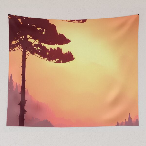 Item preview, Discover the Charm and Elegance of Our Minimalist Landscape River View Print Collection designed and sold by supeart.