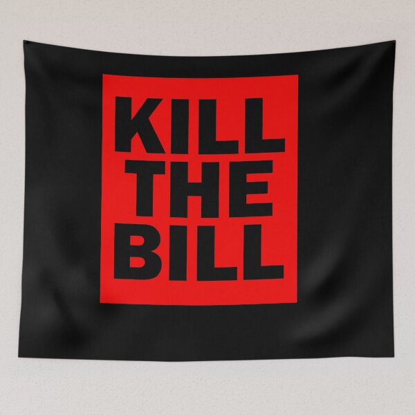 Item preview, Kill The Bill Protesters T Shirt designed and sold by Hema Thilakaratne.