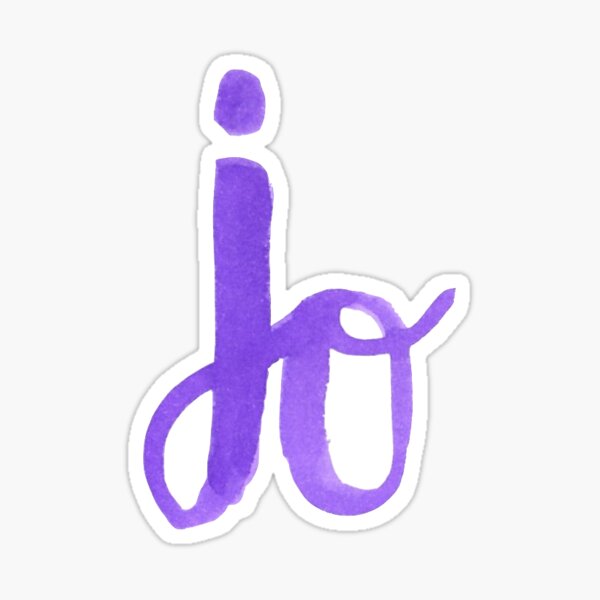 Jo Sticker By Abbyresnic Redbubble