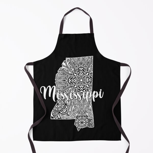Item preview, Patriotic Decorative Mandala Style Map of Mississippi designed and sold by mrhighsky.