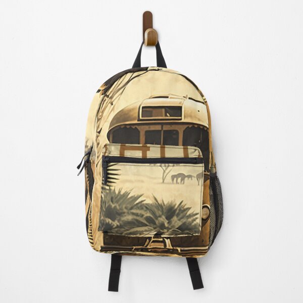 Item preview, Tanzania Safari Vintage Travel Art Poster designed and sold by OldTravelArt.