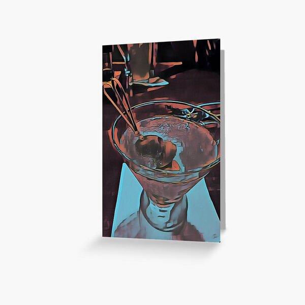 Martini Madness 3 Original Photography by Tony DuPuis Greeting Card