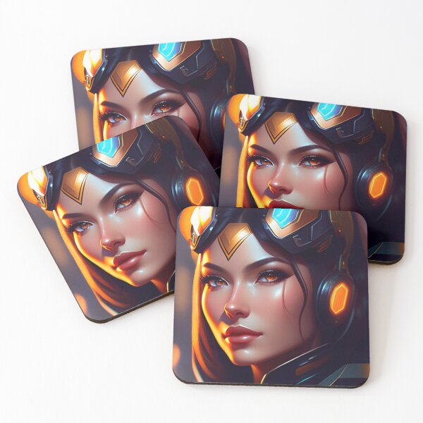Item preview, Futuristic Diva Girl in Tech Wear designed and sold by MotionWaves.